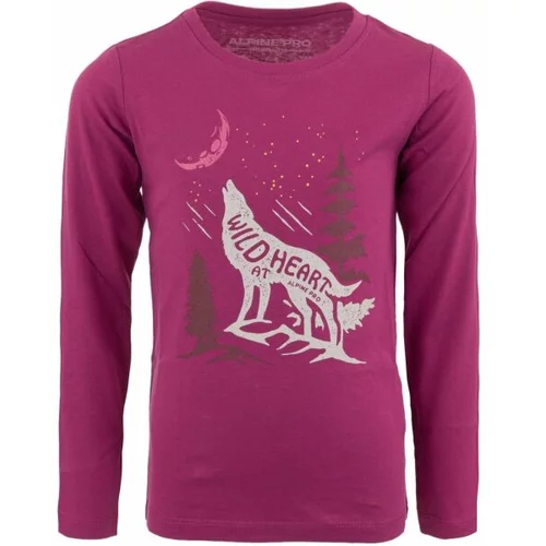 Alpine pro GROMO Dječja majica, ružičasta, veličina