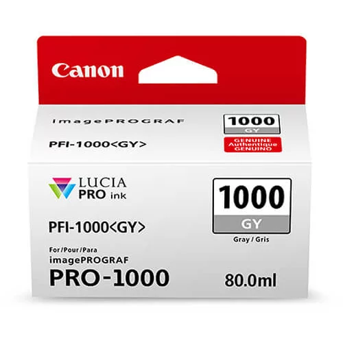 Canon kartuša PFI-1000 GY (siva), original