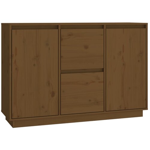 Maison Chic Komoda - Predalnik medeno rjava 111x34x75 cm trdna borovina, (21718629) Cene