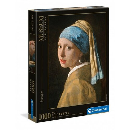 Clementoni puzzle 1000 girl with pearls Cene