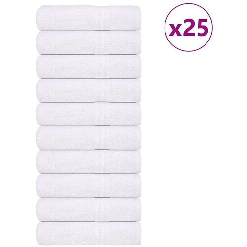 vidaXL Ručnici za kupanje 25 kom bijeli 100x150 cm 360 gsm 100% pamuk Cijene