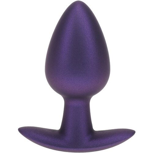Ouch Smooth Silicone Anal Plug Medium Metallic Purple Slike
