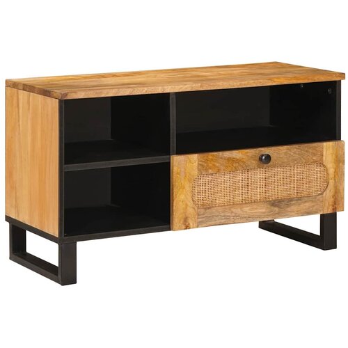 TV ormar s ladicama Smeđa 80 x 33 x 46 cm Čvrsto drvo manga Cene
