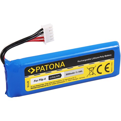 Patona baterija za jbl flip 4, 3000 mah Cene