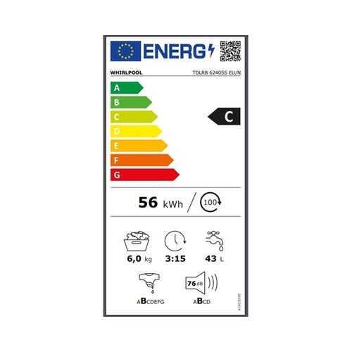 Whirlpool ma&amp;scaron;ina za ve&amp;scaron; TDLRB 6240SS EU/N Slike