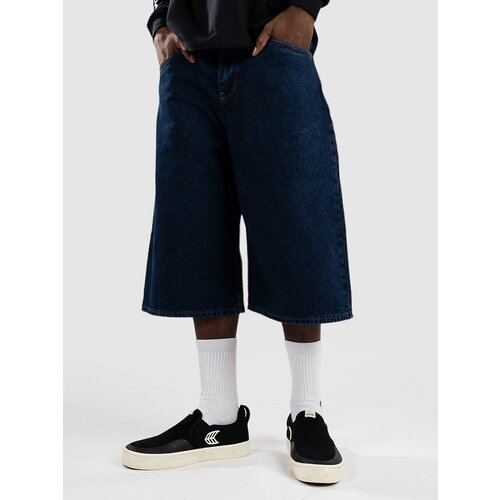 Empyre Ultra Wide Sk8 Denim Kratke hlace evening dark blue Cene