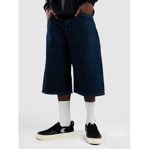 Empyre Ultra Wide Sk8 Denim Shorts evening dark blue Cijene
