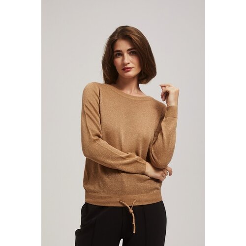 Moodo Sweater with metallic thread and tie Cene
