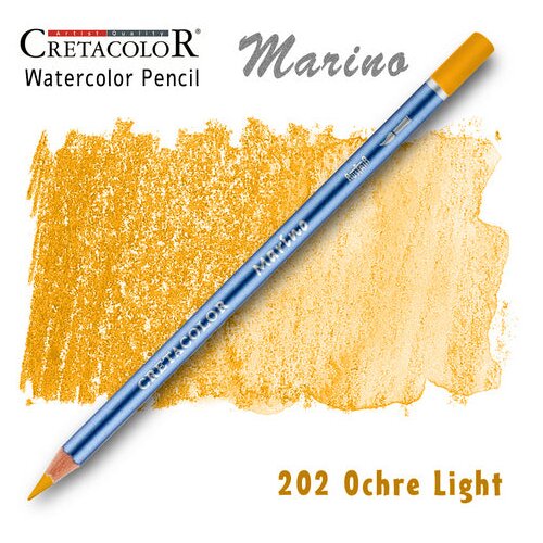  Umjetničke drvene bojice aquarel Cretacolor marino oker svijetla 3 kom u kartonskoj kutiji Cene