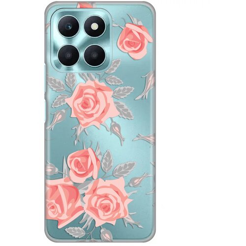 torbica silikonska print skin za honor X6a elegant roses Slike