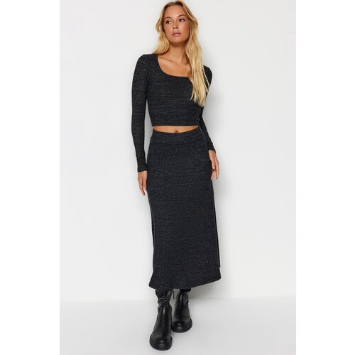 Trendyol Skirt - Gray - Maxi Slike