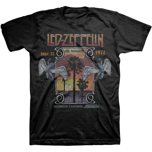 Led Zeppelin Košulja Inglewood Unisex Black M