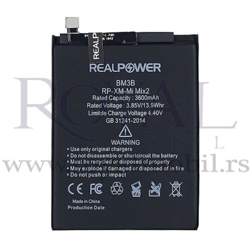 REAL POWER baterija  za xiaomi mi mix 2 Bm3b (3600mAh) Cene