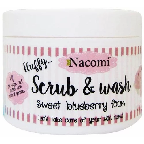 Nacomi Fluffy... Sweet Blueberry Foam piling za telo 180 ml