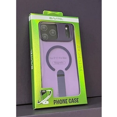  IPhone 17 Pro Max Bavitel MagSafe sa naslonom ljubičasta Slike