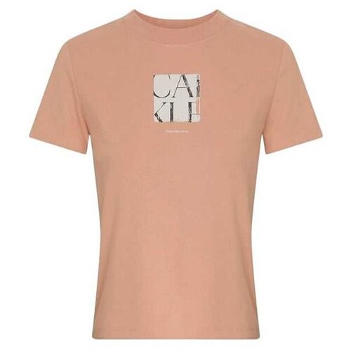 Calvin Klein koralna ženska majica CKJ20J225260-TCP Slike