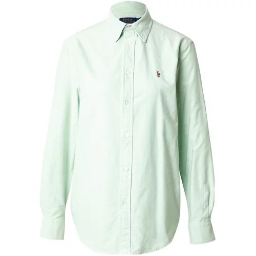 Polo Ralph Lauren Bluza plava / smeđa / pastelno zelena / bijela