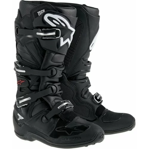 Alpinestars Tech 7 Boots Black 40,5 Motoristični čevlji