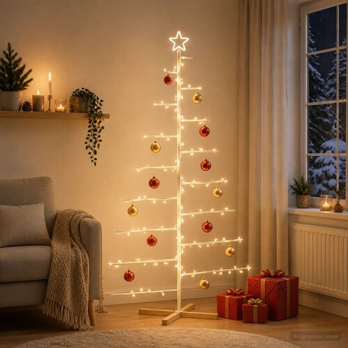  Metalno božićno drvce sa stalkom KUOPIO Čelik Slike