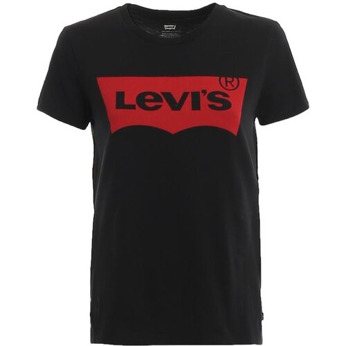 Levi&amp;#039;s Majice s kratkimi rokavi THE PERFECT TEE Črna Slike