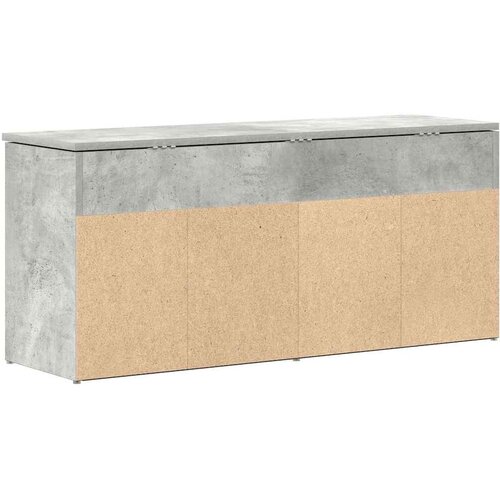  Klupa za cipele boja betona 102x30,5x45 cm konstruirano drvo Slike