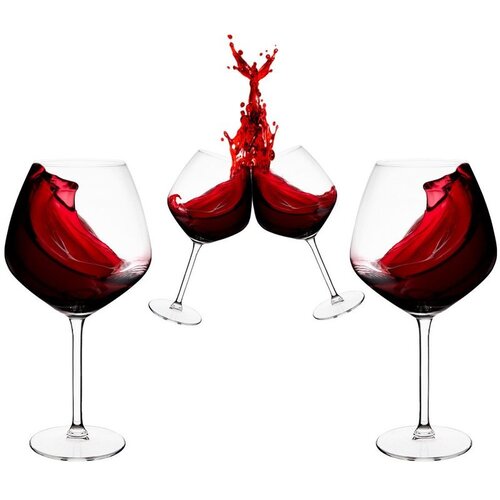 Altom design Čaše za Crno Vino Rubin XXL 750 ml - Set od 4 Komada Cene