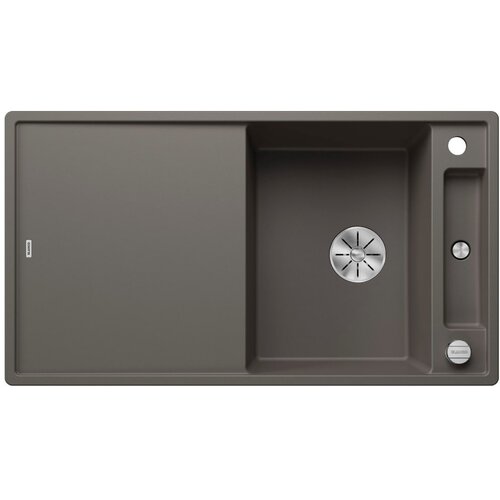 Blanco sudoper AXIA III 5 S InFino SILGRANIT VUKLAN SIVA, daska drvo, s dalj. upr. Slike