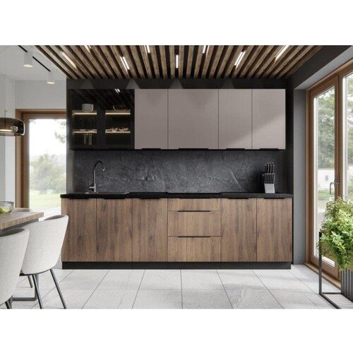  Kuhinjski blok SINDI 260 cm - brez delovne plošče Cene