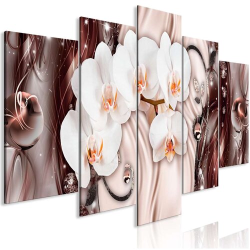  Slika - Orchid Waterfall (5 Parts) Wide Pink 225x100 Slike