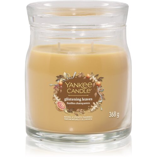Yankee Candle Glistening Leaves mirisna svijeća Signature 368 g Slike