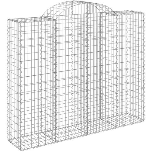  Lučne gabionske ko&amp;scaron;are 15kom 200x50x160/180cm pocinčano željezo Slike