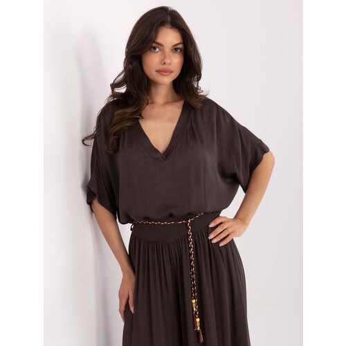Och Bella Blouse-TW-BZ-BI-3228.75-dark brown Slike