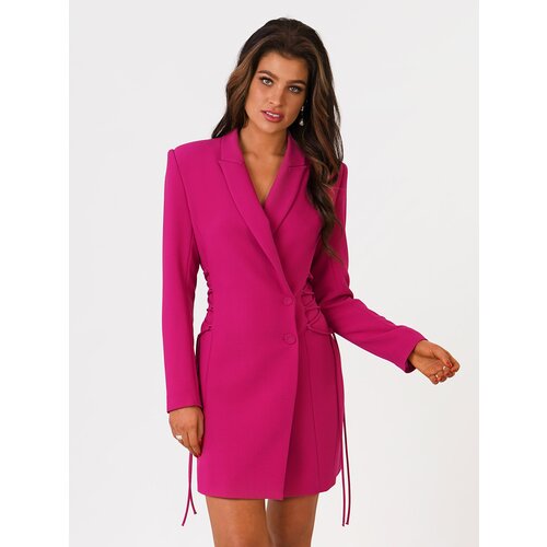 Edoti Women&amp;#039;s mini dress with v-neck and wide straps IMANY DL Slike
