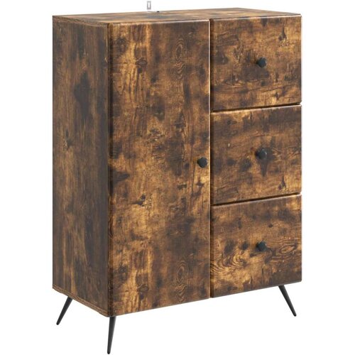  Kreveta Dimljeni hrast 66 x 34 5 x 90 cm Konstruirano drvo Cene
