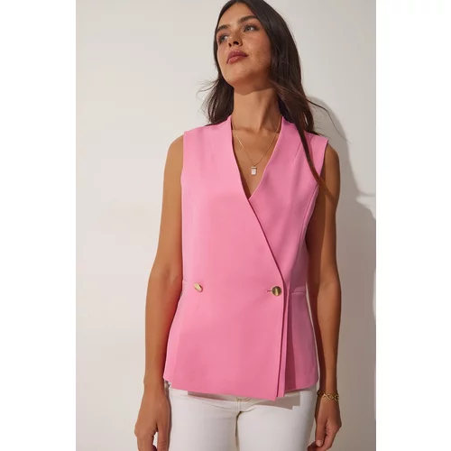 Happiness İstanbul Vest - Pink - Basic