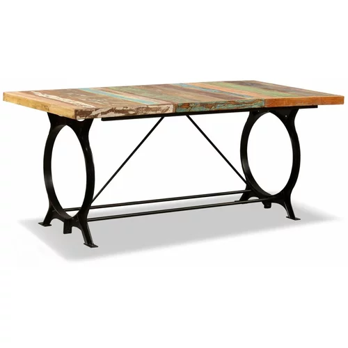  Blagovaonski stol od masivnog obnovljenog drva 180 cm