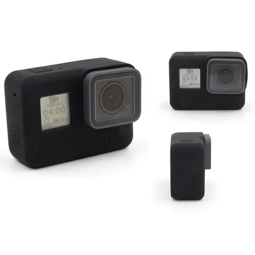 GOSPORT Silikonski ovitek za Hero 5/6/7 Black - Siva, (20523737) Cene