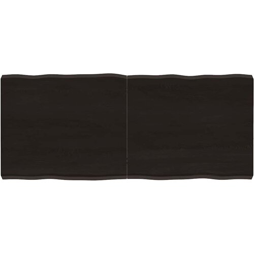 Stolna ploča tamnosmeđa 140x60x(2-6) cm obrađena hrastovina Cene