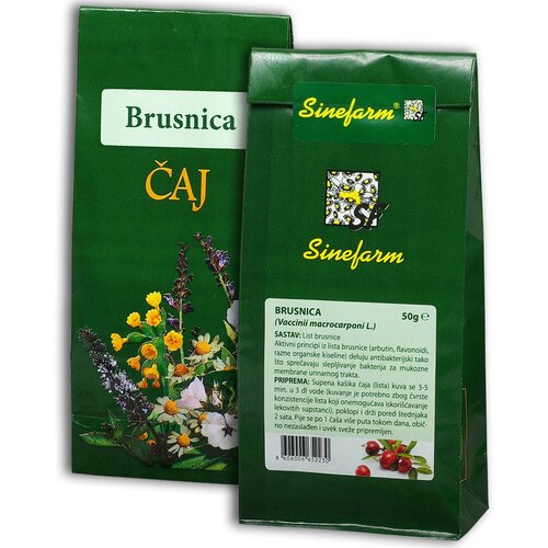 Sinefarm Čaj od brusnice 50 g Slike