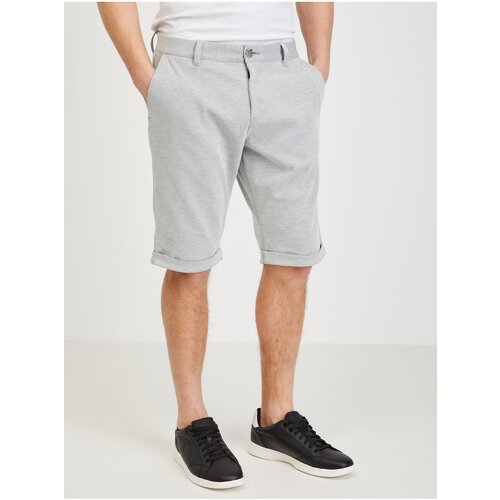 Tom Tailor Light Grey Mens Shorts - Men Slike