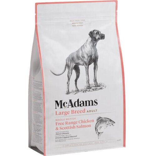 McAdams Large Breed Chicken Salmon 10kg Cene