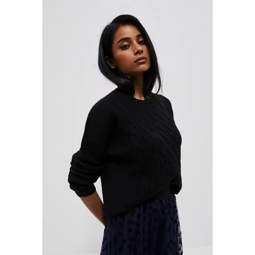 Moodo Knitted sweater - black