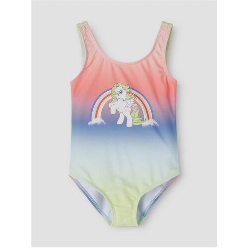 Name it Blue-Pink Girl Patterned One Piece Swimwear Makina - Girls Slike