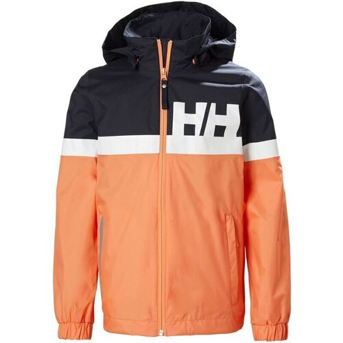 Helly Hansen JR Active Rain Jacket Melon 140/10 Slike