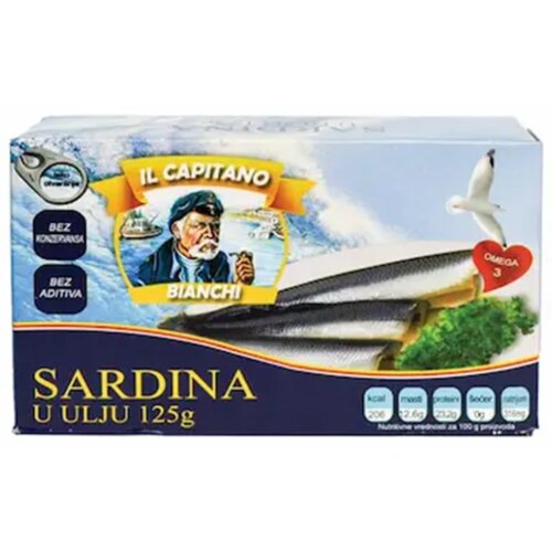 Il Capitano Sardina u biljnom ulju, 125 g Cene