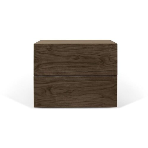 TemaHome Rjava nočna omarica z 2 predaloma TemaHome Aurora Cene