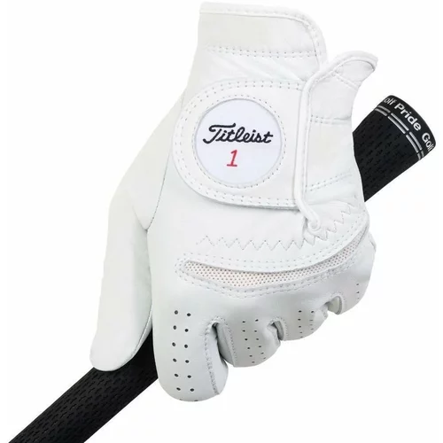 Titleist Permasoft Mens Golf Glove 2020 Left Hand for Right Handed Golfers White S