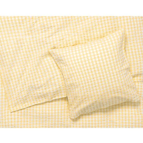 JUNA Rumena podalj&amp;scaron;ana posteljnina za zakonsko posteljo iz krepa 200x220 cm B&amp;aelig;k&amp;amp;B&amp;oslash;lge &amp;ndash; Slike