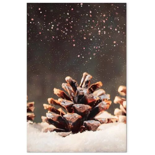  Slika - Winter Pine Cone (1 Part) Vertical 40x60 Cijene