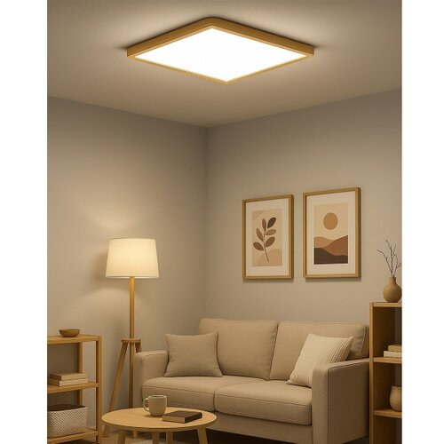  LED plafonsko svetlo LED/40W/230V 3000/4000/6500K 50x50 cm bež Slike